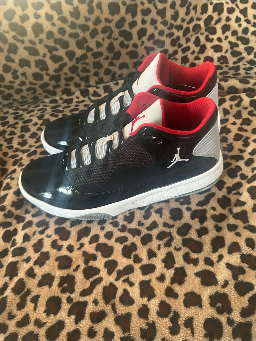 Jordan Men's Sneakers - Black/Red/White